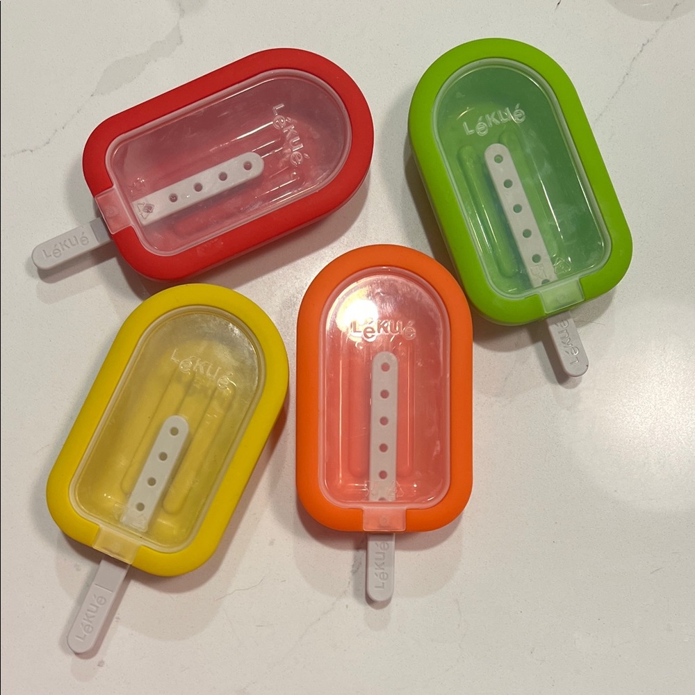 Set of 4 small Lékué popsicle molds